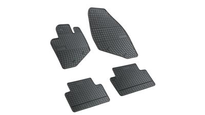 Set covorase auto din cauciuc Volvo S60 2000-2009 S80 1998-2006 V70 2000-2006, presuri BestAutoVest, negre, 4 buc.
