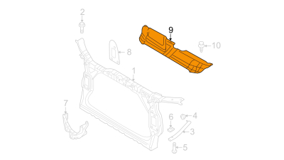 Deflector Aer Superior Vw 8K0807081
