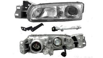 Far Mazda 626 Sedan/Hatchback, motorizare benzina 1992-1996 TYC dreapta fata , tip bec H1+H1, reglaj manual