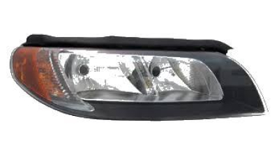Far Volvo V70 (BW) 03.2007-/S80 (AS) 04.2006-/XC70 (BW) 03.2007- TYC electric fara motoras tip bec H7+H9, culoare rama negru