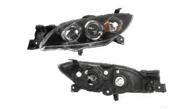 Far Mazda 3 Sedan 10.2003-07.2009 TYC dreapta fata, tip bec H7+HB3