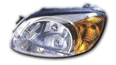 Far Hyundai Accent Sedan/Hatchback 08.2002-08.2006 DEPO partea Dreapta cu bec H4 , semnalizator alb