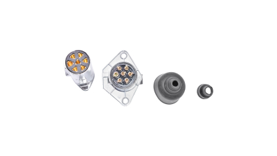 Fisa cu priza 24V pentru remorca (metal 6+1 P)