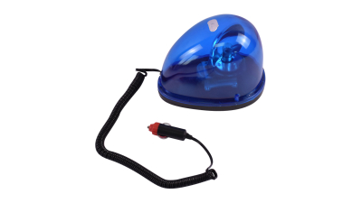 Girofar 24V albastru cu prindere pe magnet - tip lacrima