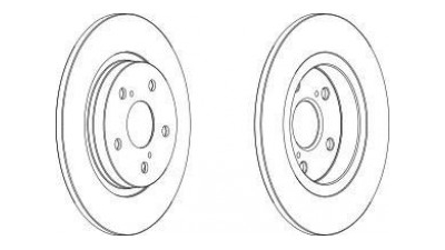 Disc Frana Spate Toyota 4243105070