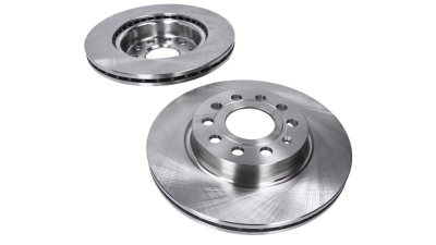 Set 2 buc - Disc frana fata Skoda Octavia 2 Yeti Audi A3 Seat Leon Toledo Vw Golf 5 Jetta Caddy 280x22mm 1K0615301S SRLine , ventilat