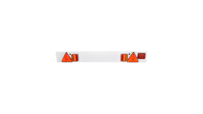 Bara remorca 1220mm, 2x lampa LED, 1x lampa ceata LED, 2x triunghi reflectorizant, cablu 6m si priza 7 pini 12/24V