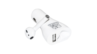 Casca bluetooth cu incarcare la priza auto tip bricheta