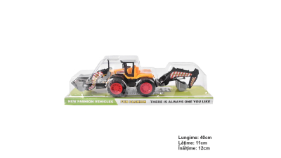 Jucarie Incarcator frontal cu brat excavator spate