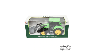 Jucarie tractor cu incarcator frontal FARM TRUCK DISCR15