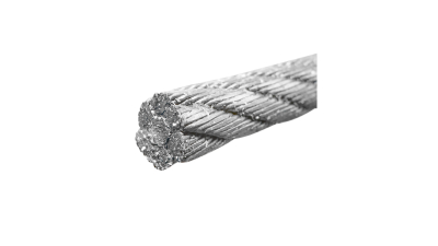 Cablu troliu otel 6x19 fi 11mm cu inima metalica 250m/rola batut 0,7kg/1m