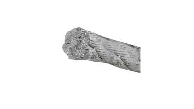 Cablu troliu otel 6x19 fi 13mm cu inima metalica 1000m/rola batut 0,95kg/1m