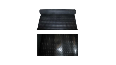 Covor cauciuc fara insertie si cu striatie L=10m l=1,4m G=4mm
