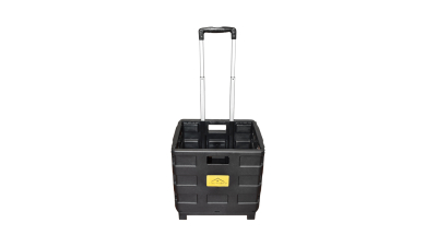 Troler compact din plastic pentru cumparaturi