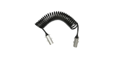 Cablu transfer curent 1x0,75mm+6*0,5mm / 7,5m alb 6+1 pini