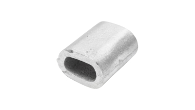 Clema / bucsa de presare din aluminiu pentru cablu troliu 13 mm