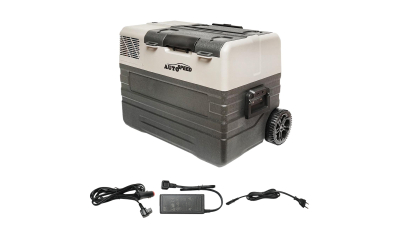 Frigider auto cu compresor si roti tip troler 42L 12-24-220V 60W