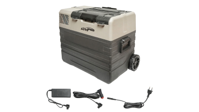 Frigider auto cu compresor si roti tip troler 52L 12-24-220V 60W