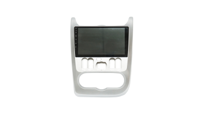 Consola centrala, argintie cu GPS pentru Dacia Logan, Sandero, Duster