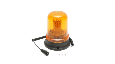 Girofar LED/SMD 24V cu talpa magnetica si alimentare la bricheta