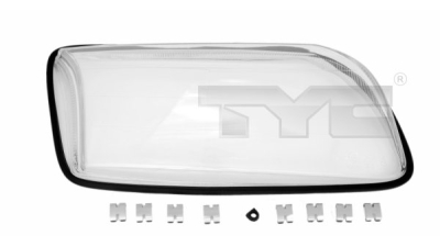 Dispersor sticla far Volvo S80 05.1998-04.2006 TYC partea Stanga, tip bec H7 + H7