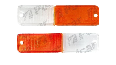 Dispersor lampa semnalizare fata cu pozitie Fso Polonez 01.1978-12.2002 Daewoo LUBLIN II 05.1997- BestAutoVest, Alb - Orange partea dreapta