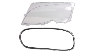 Dispersor plastic far Bmw Seria 3 (E46), Sedan/Combi,10.2001-06.2005, cu garnitura, 63126922589; 63126923409, 20-0321-LA-1 TYC, partea Stanga
