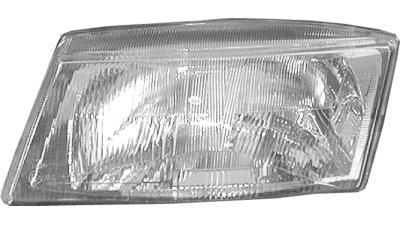 Dispersor sticla far Saab 9.3 02.1998-08.2003 TYC partea Stanga, cu cleme si garnitura