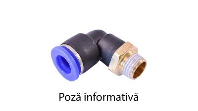 Mufa rapida cot plastic si surub metalic fi 8 cu M8