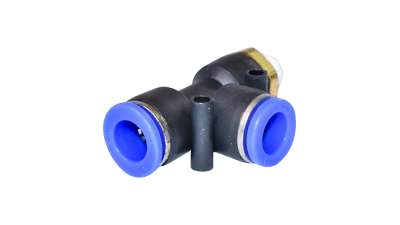 Mufa rapida T plastic si surub metalic fi 12x12 cu 1/4
