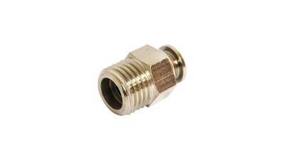 Mufa rapida dreapta din metal si surub metalic fi 6 cu M14
