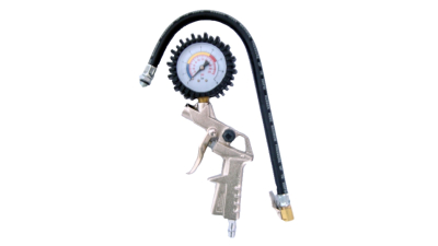 Pistol de umflat BestAutoVest cu manometru de 12 bari si furtun de 400mm