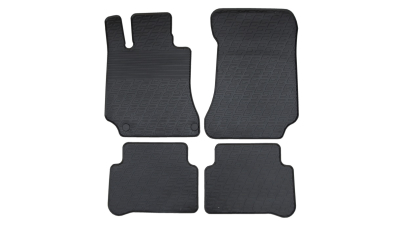 Set covorase auto din cauciuc Mercedes Clasa E (W212) 2009- 2013, Negru, Gledring, 4 buc.