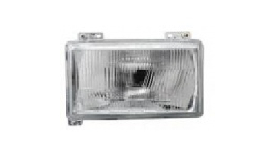Far Citroen C25 1981-05.1994; Ducato (280/290) 1981-5.1994; PEUGEOT 104 1981-1988; PEUGEOT 604 01.1978-12.1986; J5 (280) 1981- 05.1994 partea STANGA, tip bec H4, regl. manuala, dimensiune 26x16 cm