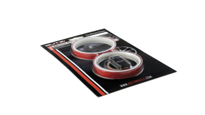 Dungi protectie jante Butzi, Ornament jante Autocolant janta culoare Rosu , 4 role 5mm x 1.7m