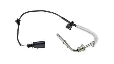 Senzor temperatura filtru particule Audi A6 3.0tdi Quattro 2011-2018, A7 Sportback 3.0tdi Quattro 2011-2018, Q5 Sq5 Tdi 230kw 2012-, in fata turbocompresorului, lungime cablu 425mm, NTY EGT-AU-031