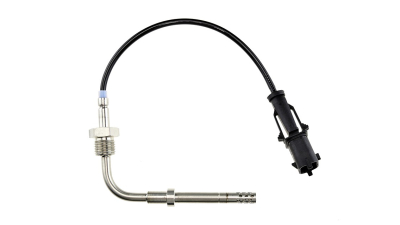 Senzor temperatura filtru particule Fiat Idea 1.3jtd 2008-, Linea 1.3jtd 2009-, Oval - In Forma De "L" in spate la catalizator, , NTY EGT-FT-012