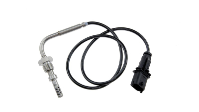 Senzor temperatura filtru particule Fiat 500 1.3d Multijet 2007-, Panda 1.3d Multijet 55kw 2006-, in fata la filtru de particule diesel, (lungime cablu 750mm), NTY EGT-FT-026