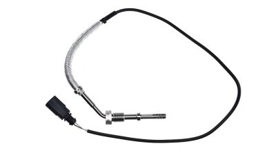 Senzor temperatura filtru particule Skoda Fabia 1.4tdi 2007-, Roomster 1.4tdi 2006-, Vw Polo 1.4tdi 2005-, 1.9tdi 2001-, in fata turbocompresorului, lungime cablu 330mm, , NTY EGT-SK-001