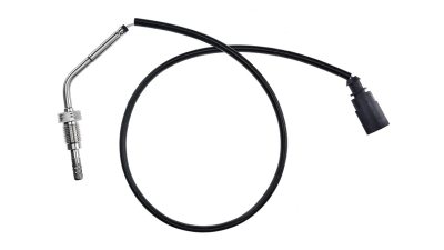 Senzor temperatura filtru particule Vw Golf 5 1.9tdi 2005-, 2.0tdi 2004- Golf 6 2.0tdi 2009-, Passat 2.0tdi 2008-, in fata turbocompresorului, lungime cablu 330mm, , NTY EGT-VW-007