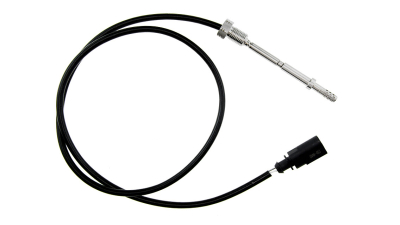 Senzor temperatura filtru particule Vw Amarok 2.0tdi 2010-, Iin fata turbocompresorului - 970mm - Conector Negru, NTY EGT-VW-063