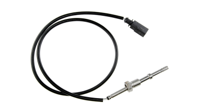 Senzor temperatura filtru particule Vw Amarok 2.0bitdi 2011-, in fata turbocompresorului - 960mm - Conector Negru, NTY EGT-VW-071