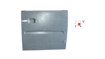 Element reparatie usa Mercedes SPRINTER 208-416 (W901-905), 01.1995-2006, VW LT II 05.1996-12.2005 (pt modele cu 2 usi spate), partea dreapta, usa spate pana la geam, 