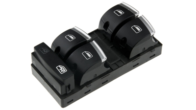Comutator macara geam Audi A3 2003-, A6 2004-, Q7 2006-, NTY EWS-AU-014