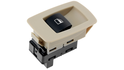 Comutator macara geam Bmw Seria 5 E60, E61 2003-, 4-Pini, Bej, NTY EWS-BM-011