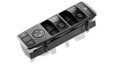 Comutator macara geam Mercedes C W204 2007-, E W212 2009-, Glk X204 2008-, Alb, NTY EWS-ME-012