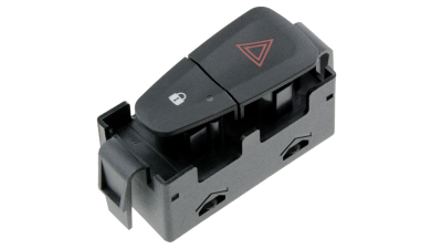 Buton avarie Renault Grand Scenic 3 2009-, Scenic 3 2009-, Fluence 2012-, Comutator De Avarie Negru, NTY EWS-RE-030