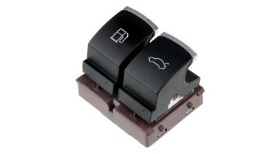 Comutator rezervor combustibil/portbagaj Vw Passat B6 2005-2010, Golf 6 Variant 2009-, Golf 7 Variant 2013-, Jetta 2010-, Cromata, NTY EWS-VW-008
