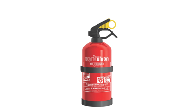 Extinctor auto 1Kg fara ceas , Stingator omologat EU ( ISO 9001 , PED 2014/68/UE ) , typ GP-1z BC/MP