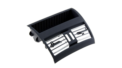 Grila ventilatie aer AC Bmw Seria 5 F10, F11, 2010-, Central-Spate Cromat, NTY EZC-BM-050